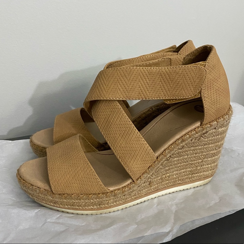 Dr Scholl’s wedge espadrille sandals like new